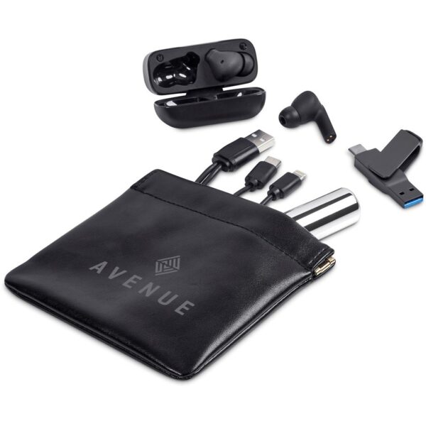 Eva & Elm Plush PU Tech & Accessory Pouch - Image 3