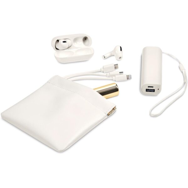 Eva & Elm Plush PU Tech & Accessory Pouch - Image 2