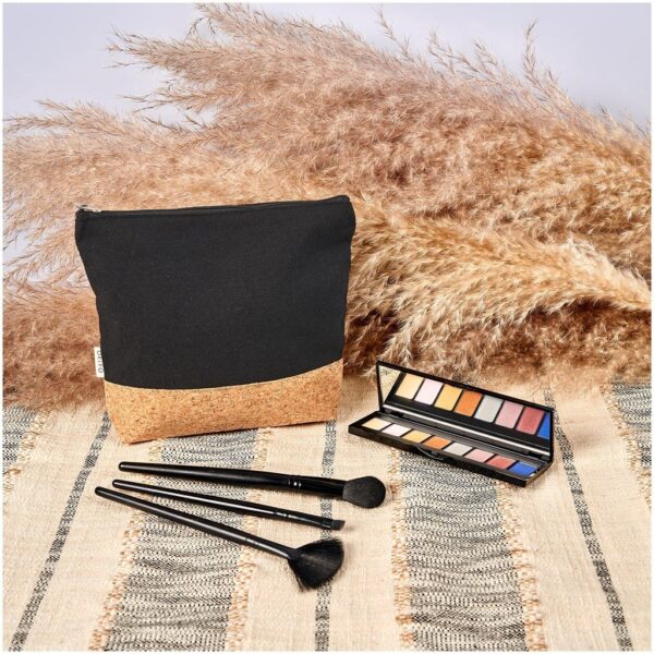 Okiyo Koruku Cork & Cotton Cosmetic Bag - Image 3