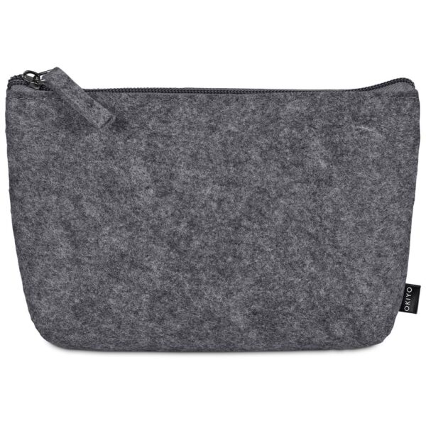 Okiyo Kesho Recycled PET Felt Mini Cosmetic Bag - Image 5