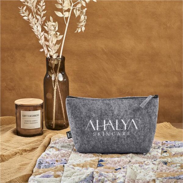 Okiyo Kesho Recycled PET Felt Accessory Bag - Image 3