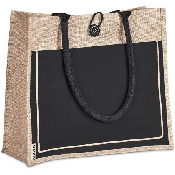 Okiyo Umi Jute & Cotton Tote - Image 7