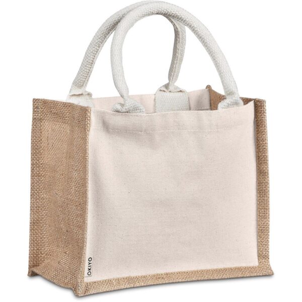 Okiyo Chinsai Mini Jute & Cotton Gift Bag - Image 11