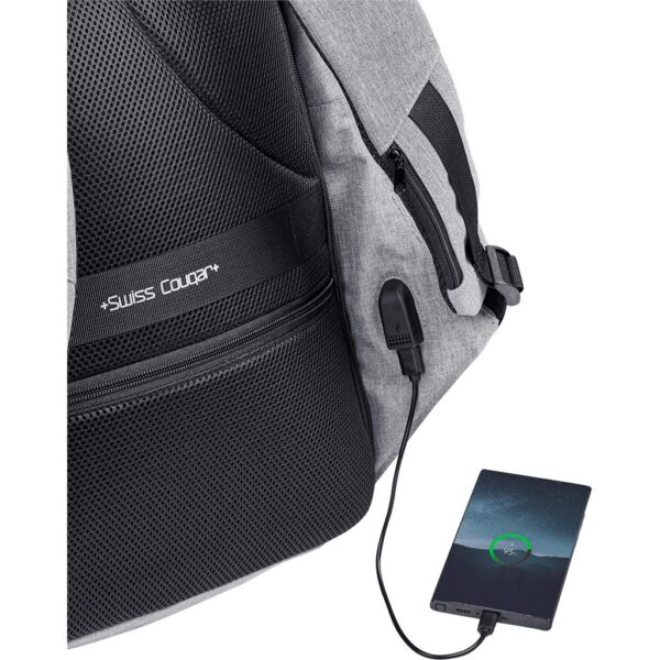 Swiss Cougar Palencia Anti-Theft Laptop Backpack - Image 12