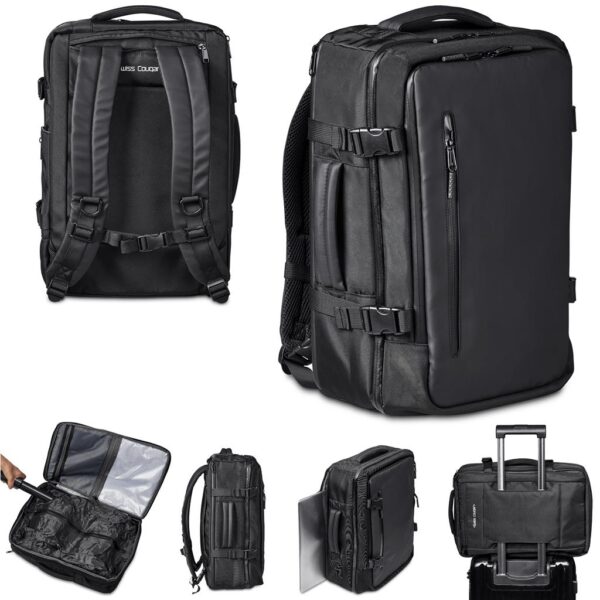 Swiss Cougar Lancaster Hybrid Laptop Backpack - BL - Image 13