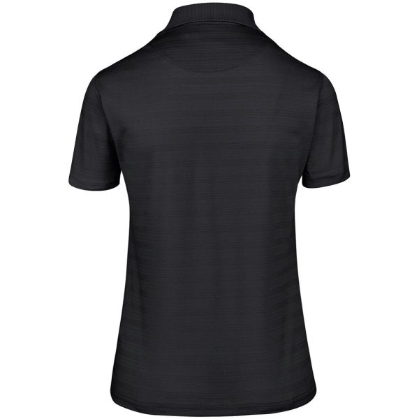 Ladies Icon Golf Shirt - Black - Image 3
