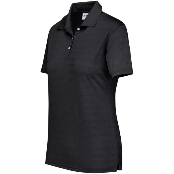 Ladies Icon Golf Shirt - Black - Image 2