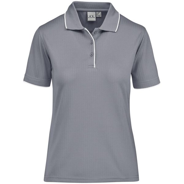 Ladies Elite Golf Shirt - Grey - Image 2