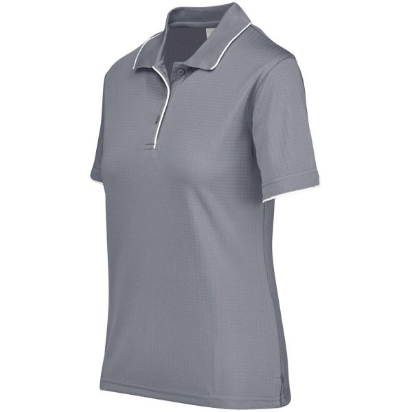 Ladies Elite Golf Shirt - Grey - Image 4