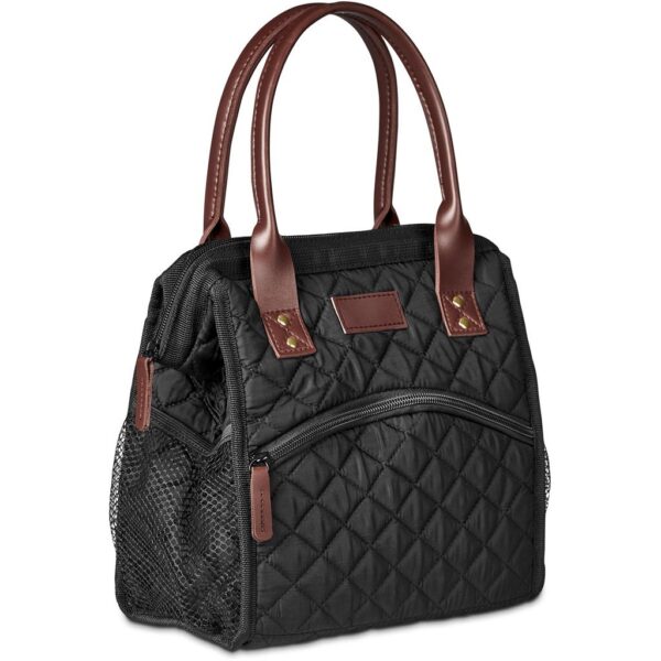 Kate Quilted 12-Can Lunch Cooler - Image 7