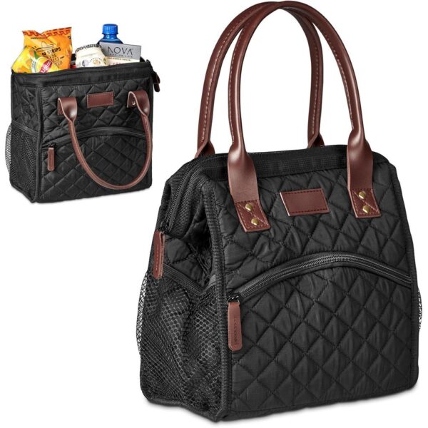 Kate Quilted 12-Can Lunch Cooler - Image 5
