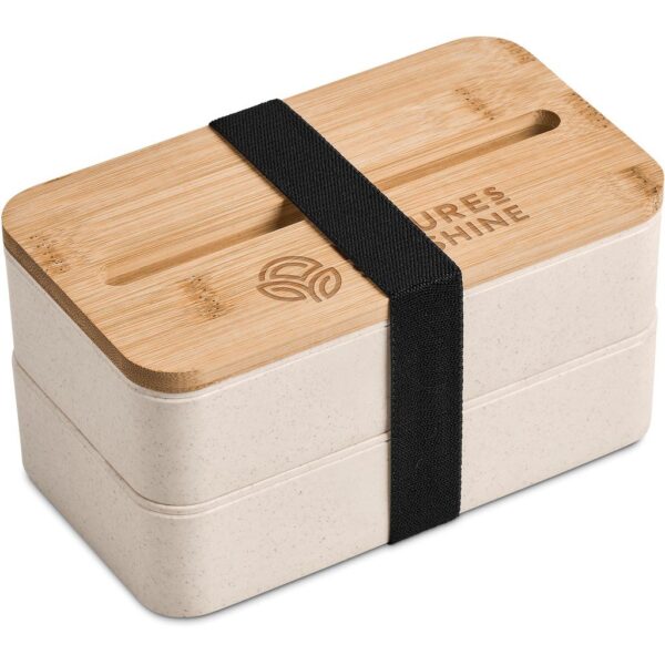 Okiyo Dura Wheat Straw & Bamboo Lunch Box Set - Image 13