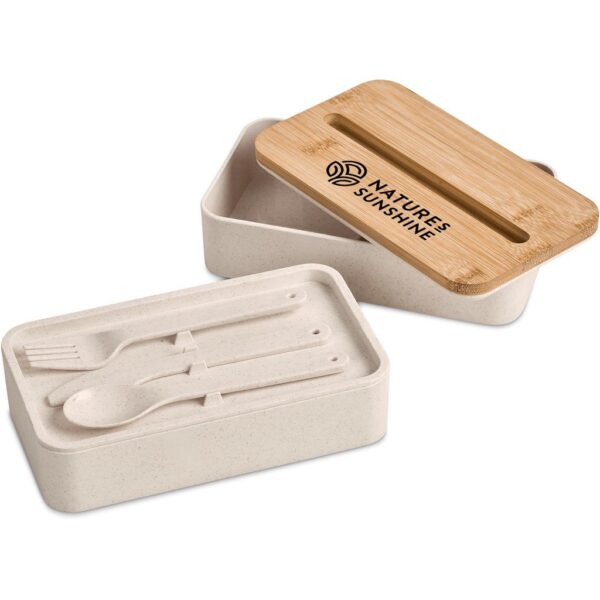 Okiyo Dura Wheat Straw & Bamboo Lunch Box Set - Image 11