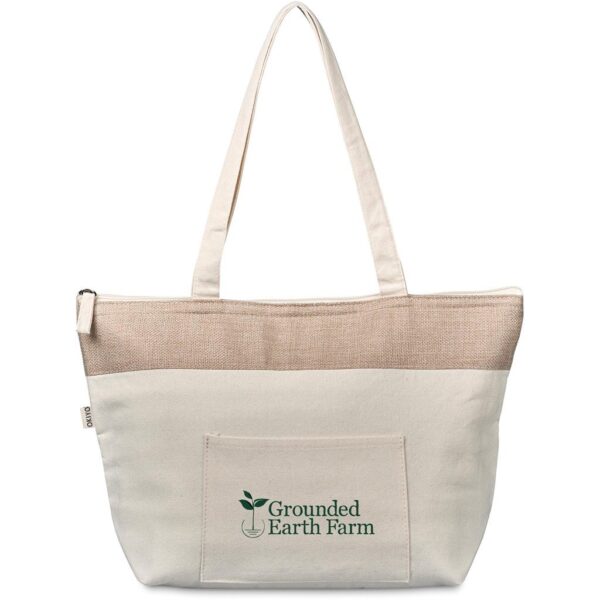 Okiyo Arshi Cotton & Jute 12 Can Lunch Cooler - Image 6