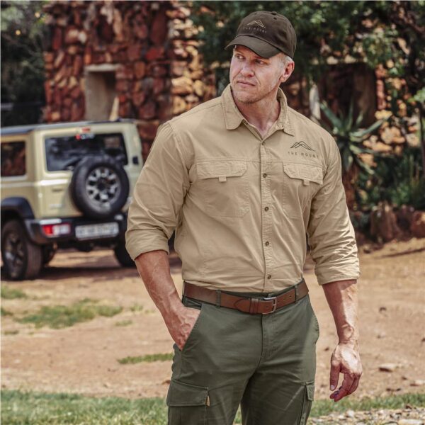 Mens Long Sleeve Mawenzi Twill Shirt - Image 10