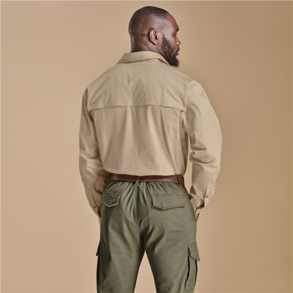 Mens Long Sleeve Mawenzi Twill Shirt - Image 4