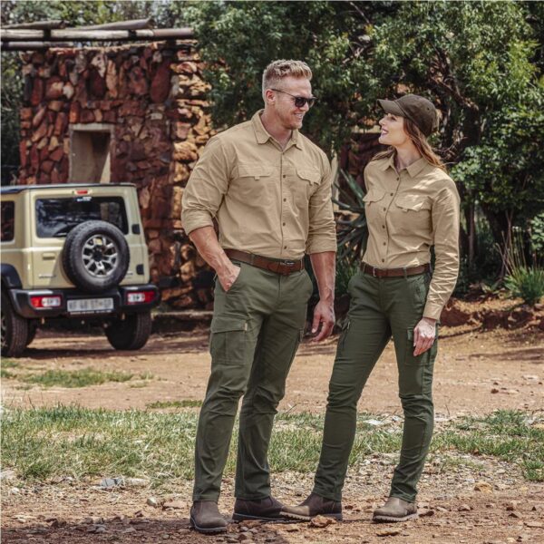 Ladies Long Sleeve Mawenzi Twill Shirt - Image 3