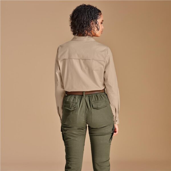 Ladies Long Sleeve Mawenzi Twill Shirt - Image 6