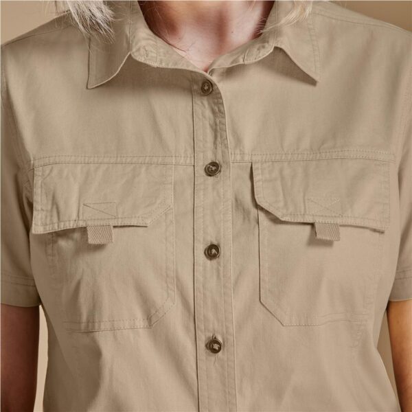 Ladies Short Sleeve Mawenzi Twill Shirt - Image 8
