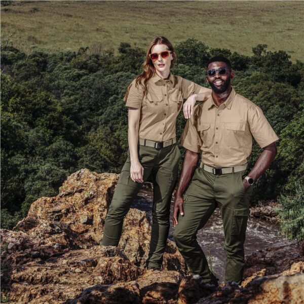 Ladies Short Sleeve Mawenzi Twill Shirt - Image 2