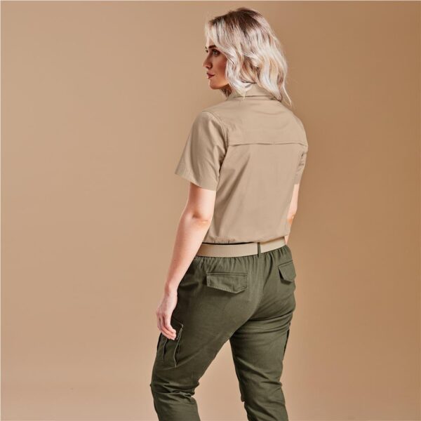 Ladies Short Sleeve Mawenzi Twill Shirt - Image 9