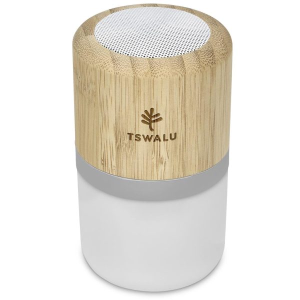 Okiyo Heiwa Bamboo Bluetooth Speaker & Night Light