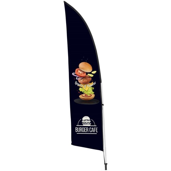 Legend 2M Sublimated Arcfin Double-Sided Flying Banner - 1 complete unit - Image 5