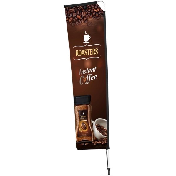 Legend 3M Sublimated Telescopic Double-Sided Flying Banner - 1 complete unit - Image 5