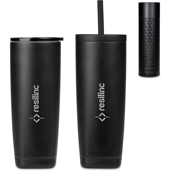Alex Varga Aurelian Stainless Steel 2-in-1 Vacuum Tumbler & Straw - Image 3
