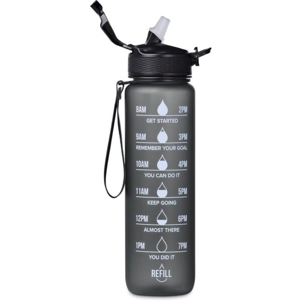 Eva & Elm Neptune Plastic Water Bottle - 1 Litre - Image 4