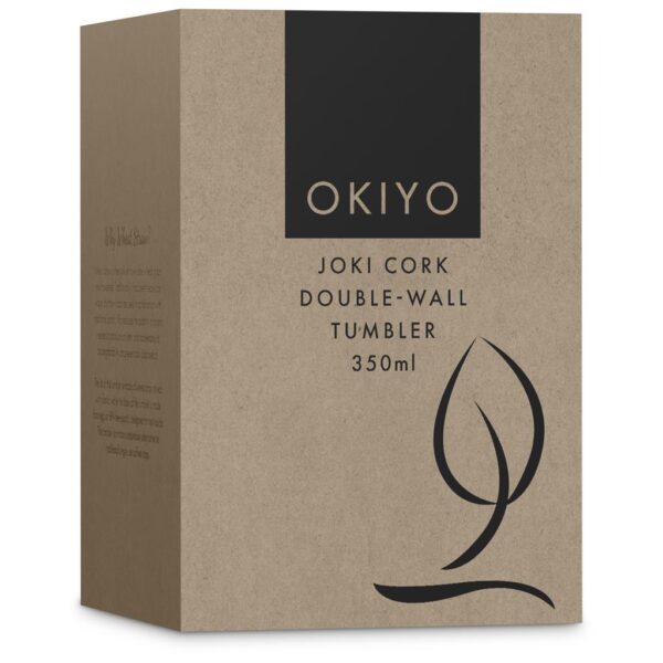 Okiyo Joki Cork & Wheat Straw Double-Wall Tumbler – 350ml - Image 2