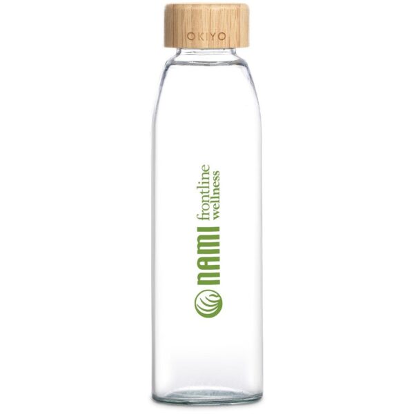 Okiyo Wabi-Sabi Glass Water Bottle - 500ml - Image 16