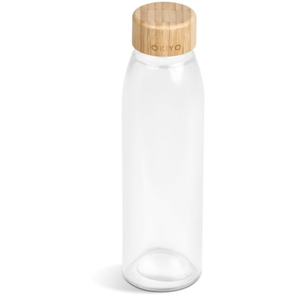 Okiyo Wabi-Sabi Glass Water Bottle - 500ml - Image 14
