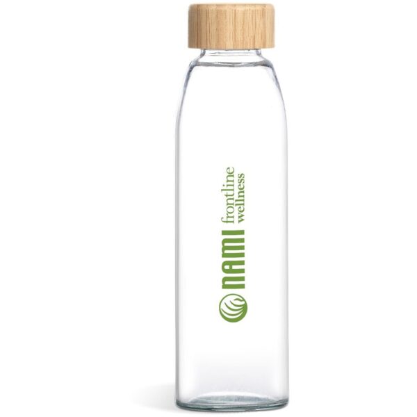 Okiyo Wabi-Sabi Glass Water Bottle - 500ml - Image 5