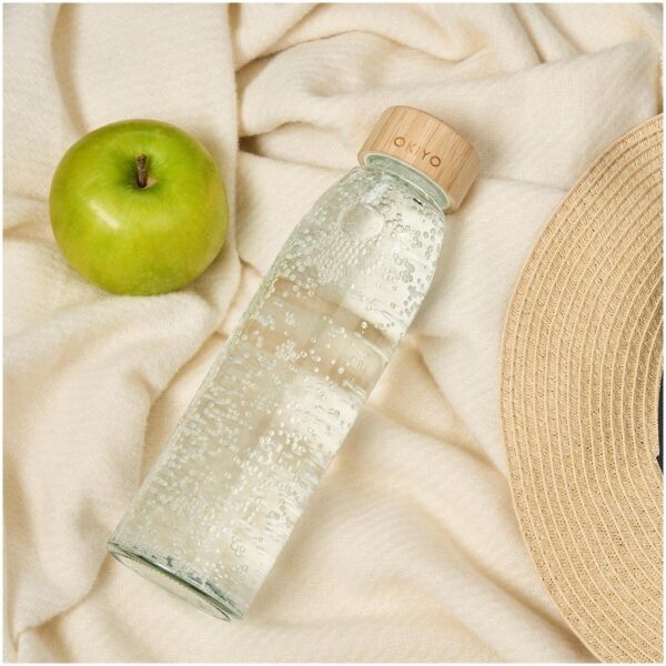 Okiyo Wabi-Sabi Glass Water Bottle - 500ml - Image 8