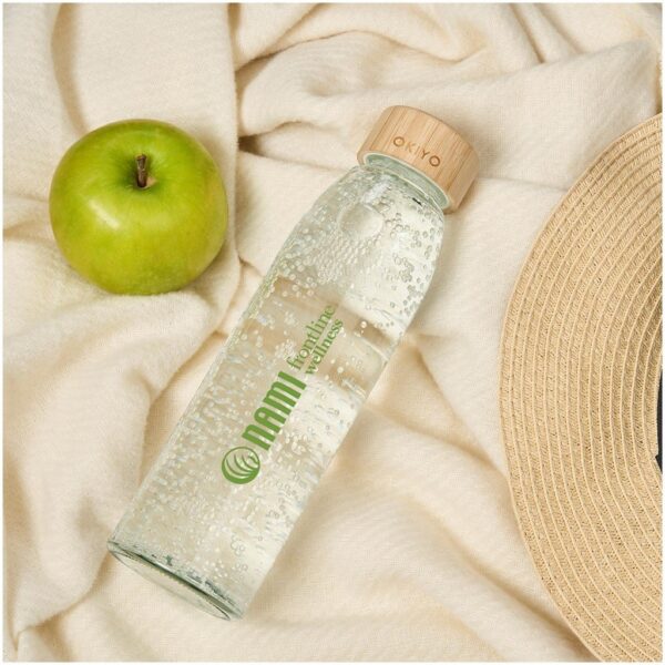 Okiyo Wabi-Sabi Glass Water Bottle - 500ml - Image 7