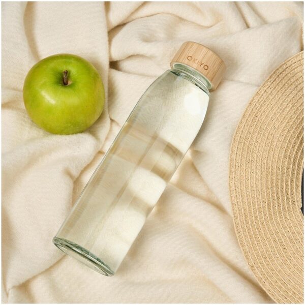 Okiyo Wabi-Sabi Glass Water Bottle - 500ml - Image 3