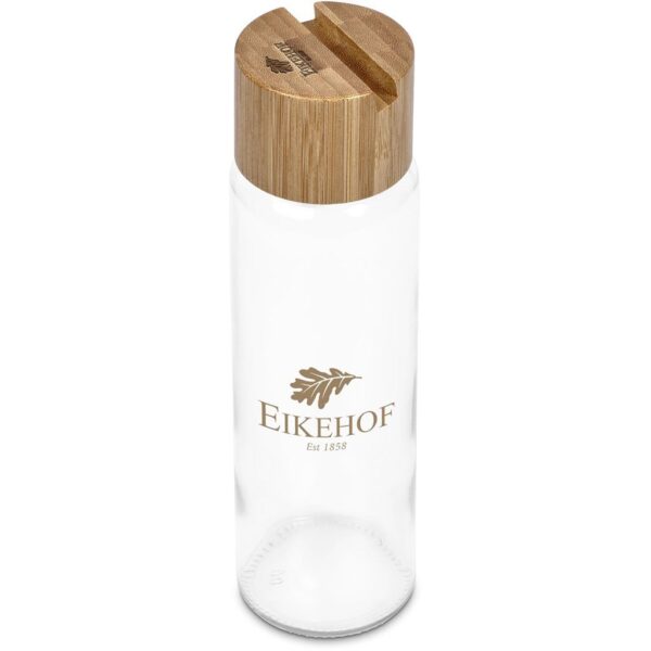 Okiyo Kenko Phone Stand Glass Water Bottle – 700ml - Image 2