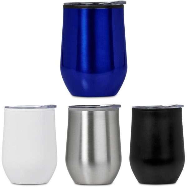 Serendipio Madison Stainless Steel & Plastic Double-Wall Tumbler - 350ml - Image 3