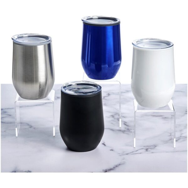 Serendipio Madison Stainless Steel & Plastic Double-Wall Tumbler - 350ml - Image 7