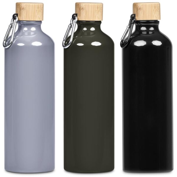 Serendipio Origen Aluminium & Bamboo Water Bottle – 750ml - Image 4