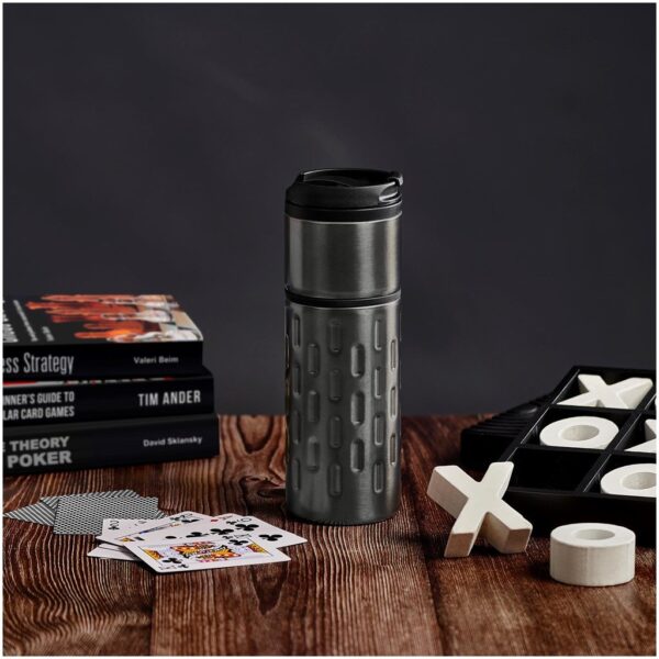 Serendipio Binary Stainless Steel & Plastic Double-Wall Tumbler - 450ml - Image 7