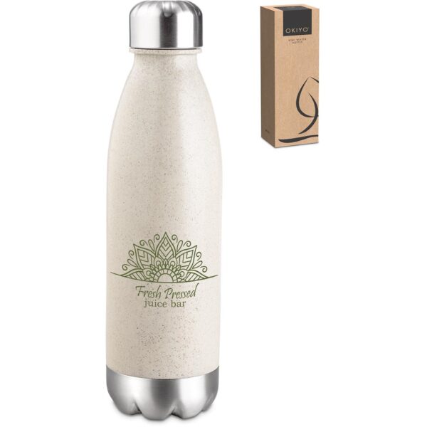Okiyo Kimi Wheat Straw Water Bottle - 680ml - Image 5