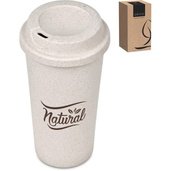 Okiyo Katagi Wheat Straw Double-Wall Tumbler – 450ml - Image 8