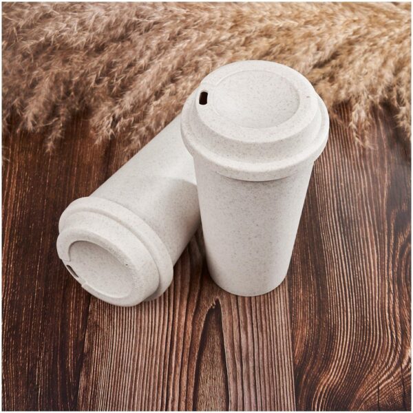 Okiyo Katagi Wheat Straw Double-Wall Tumbler – 450ml - Image 11