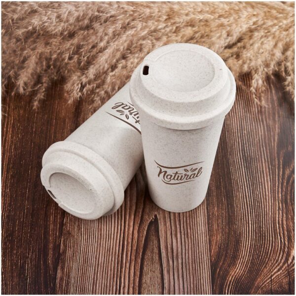Okiyo Katagi Wheat Straw Double-Wall Tumbler – 450ml - Image 6