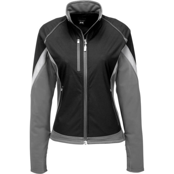 Ladies Jozani Hybrid Softshell Jacket - Black - Image 2