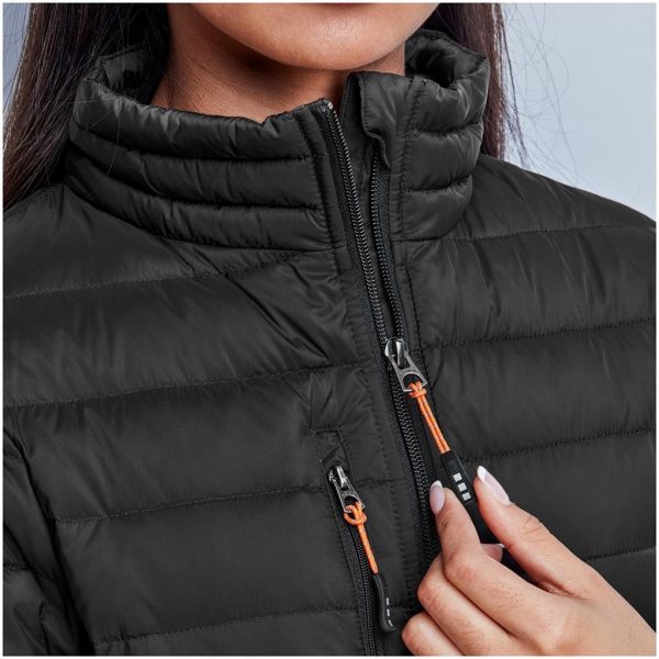 Ladies Scotia Light Down Jacket - Black - Image 6