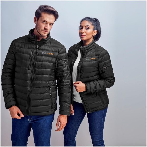 Ladies Scotia Light Down Jacket - Black - Image 5