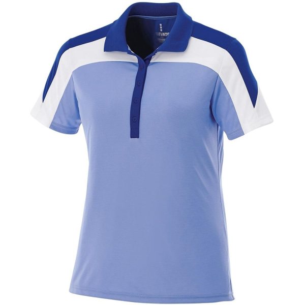 Ladies Vesta Golf Shirt - Blue - Image 2